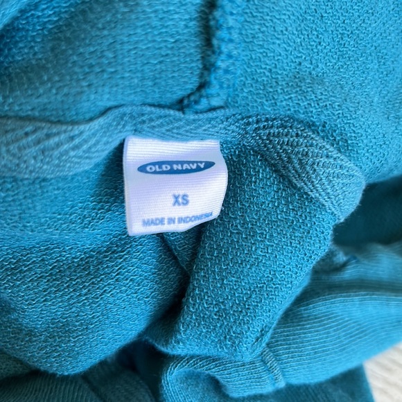 Turquoise Old Navy Lightweight Hoodie - Picture 4 of 5